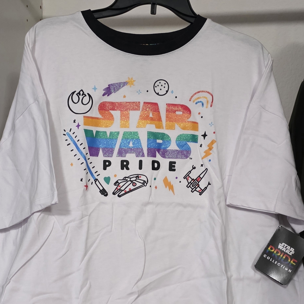Disney Star Wars Pride Multicolor Logo Crop Top